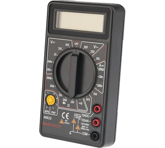 Изображение товара Портативный мультиметр MASTECH M832 00-00000237