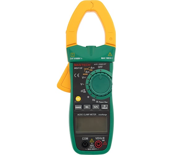 Изображение товара Токовые клещи MASTECH MS2138 00-00001670