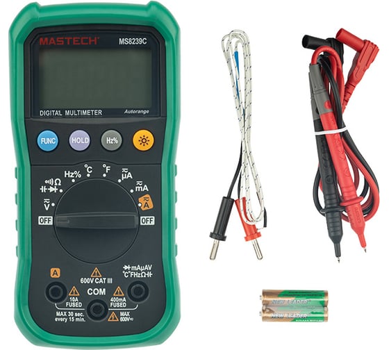 Изображение товара Профессиональный мультиметр MASTECH MS8239C 00-00000264