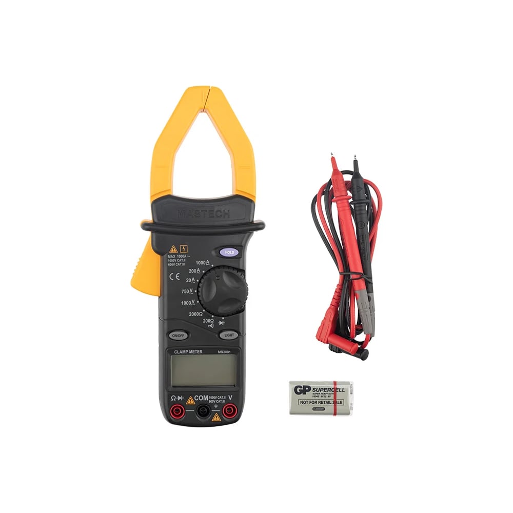 Изображение товара Токовые клещи Mastech MS2001 M166 Изображение товара Токовые клещи Mastech MS2001 M166