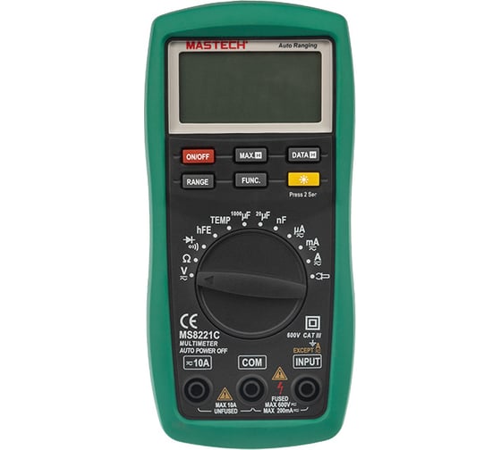 Изображение товара Универсальный мультиметр MASTECH MS8221C M136