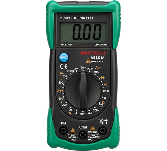 Изображение товара Универсальный мультиметр MASTECH MS8233A 00-00001739