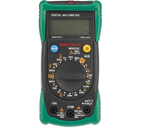 Изображение товара Универсальный мультиметр MASTECH MS8233C 00-00000262