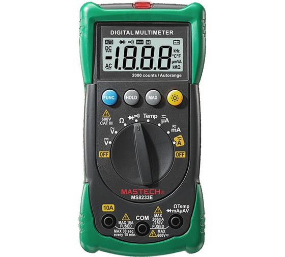 Изображение товара Универсальный мультиметр MASTECH MS8233E 00-00004967
