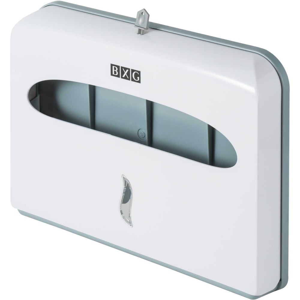 Изображение товара Диспенсер для покрытий на унитаз BXG СD-8009 из ABS-пластика, настенный, белый, с смотровым окном