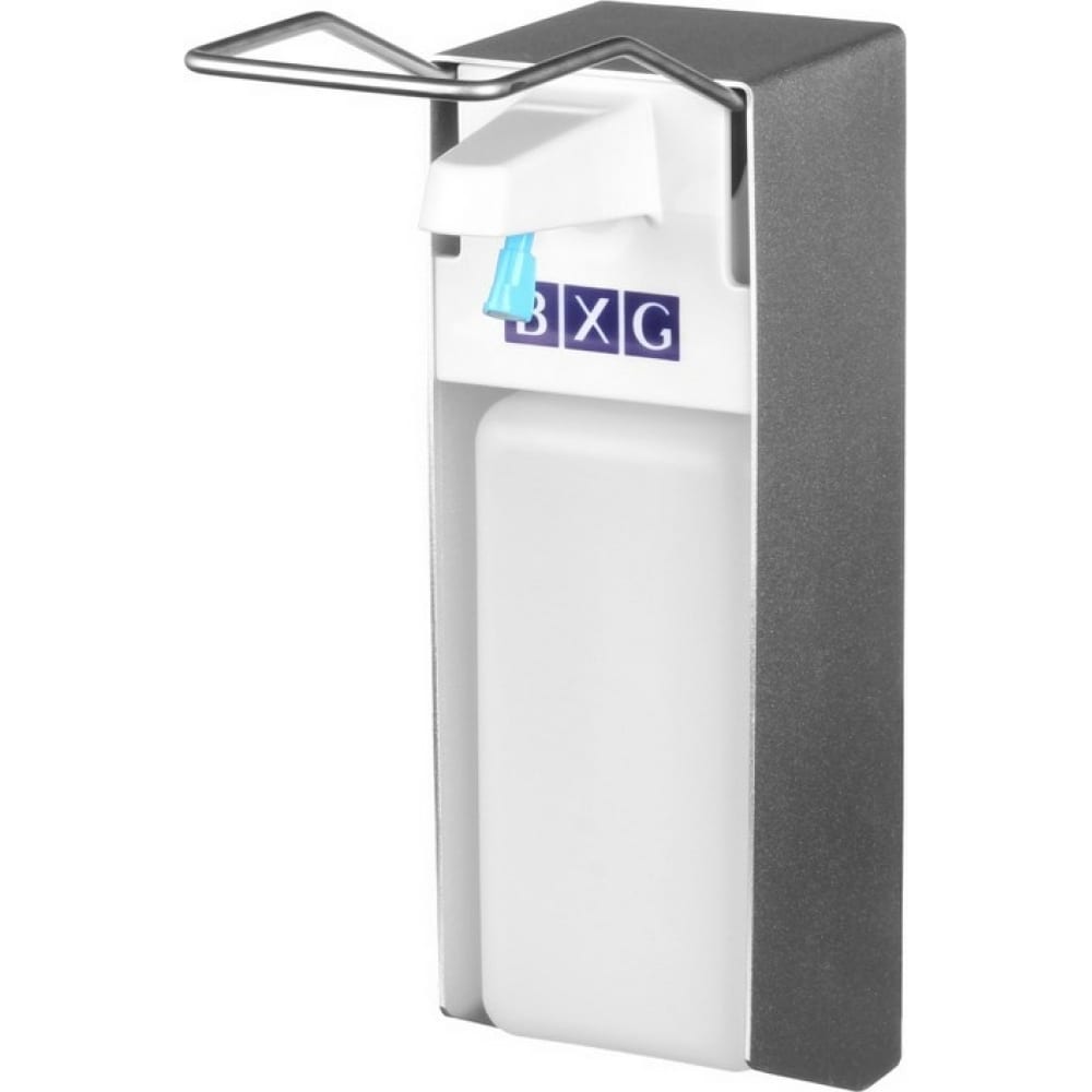 Дозатор для жидкого мыла bxg esd -1000 локтевой, алюминиевый сплав и пластик 1749246 - фото 1