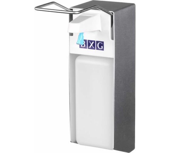 Изображение товара Дозатор для жидкого мыла BXG ESD -1000 локтевой, алюминиевый сплав и пластик 1749246