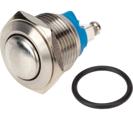 Изображение товара Антивандальная кнопка REXANT d16 б/фикс (2c винт) off-(on) сфера (a16-a2) 10 шт 36-3230