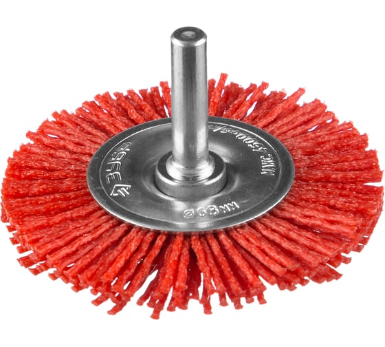 Изображение товара Щетка дисковая (63 мм; нейлоновая проволока с абразивным покрытием) для дрели ЗУБР 35161-063_z02