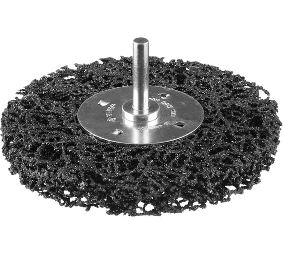 Изображение товара Щетка дисковая (100 мм; нейлон полимерно-абразивный) для дрели ЗУБР 35162-100_z01