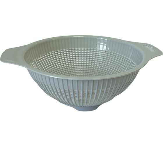 Изображение товара Дуршлаг Мультипласт Групп круглый d-25 см (60) серый MPG9161