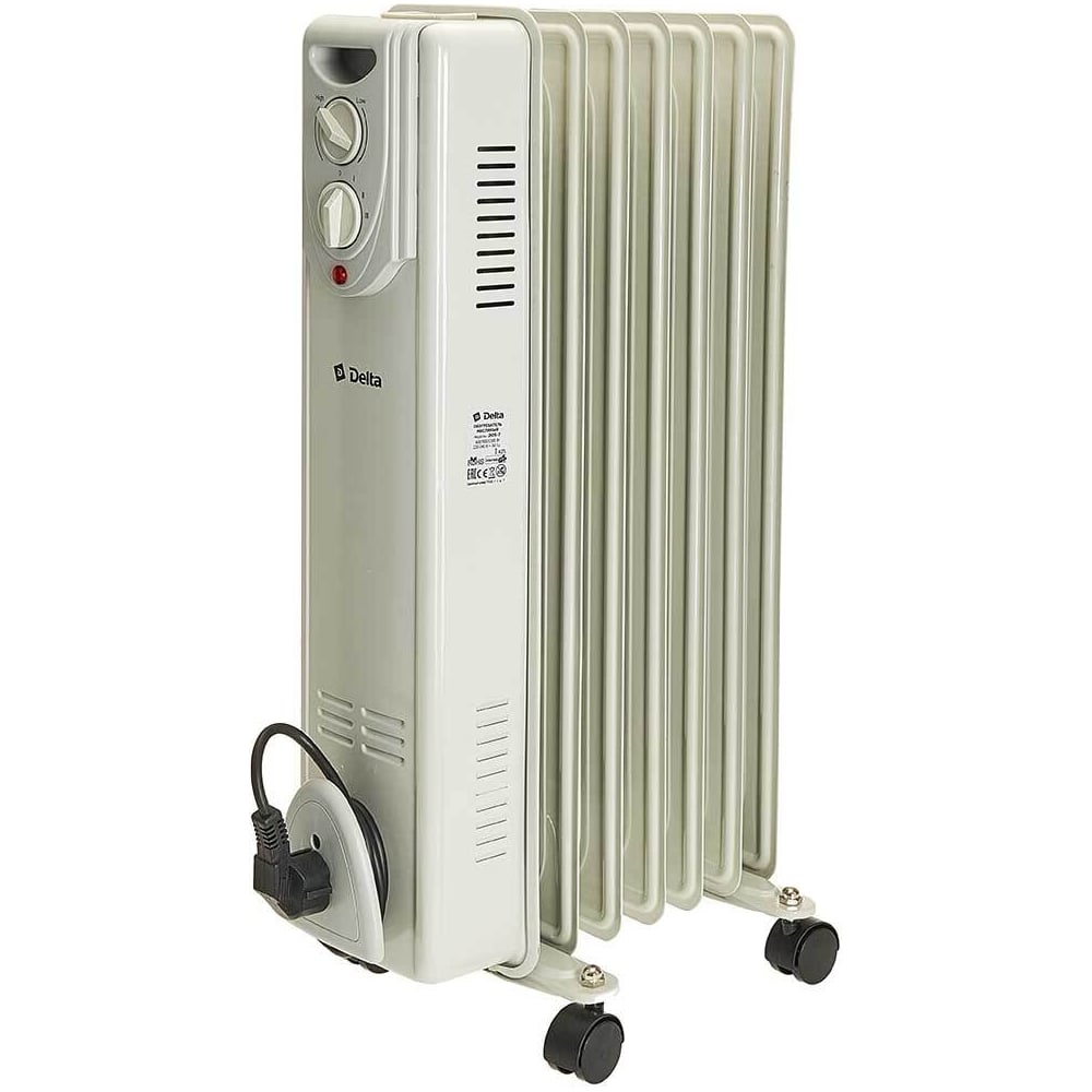 Изображение товара Масляный обогреватель DELTA D05-7, 1500Вт, 7 секций Р1-00014215