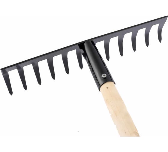Изображение товара Прямые 12-зубые грабли с черенком 300 мм СИБРТЕХ 61741
