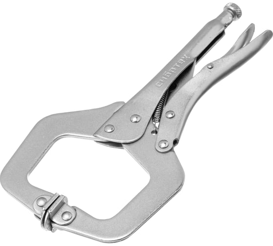 Изображение товара Ручной зажим, увеличенный захват, подвижные губки, 270 мм СИБРТЕХ 18426