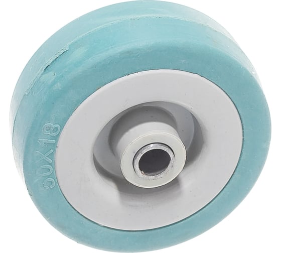 Изображение товара Колесо (50 мм; г/п 35 кг; резина/полипропилен) ЗУБР 30956-50