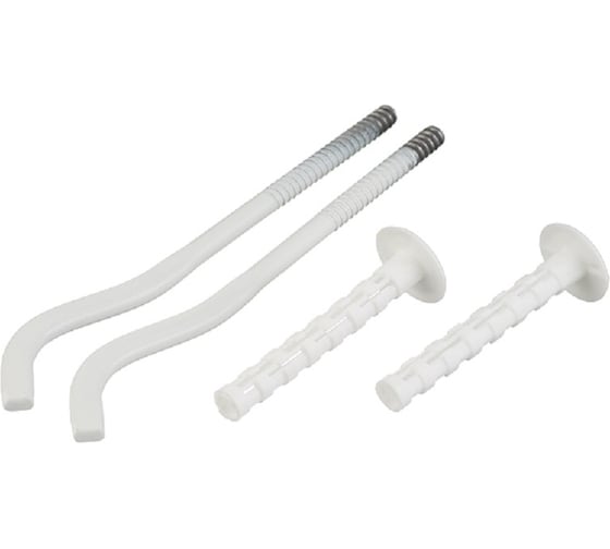 Изображение товара Кронштейн для радиатора TIM с дюбелем 7x180 мм (плоский), 2 шт 770476