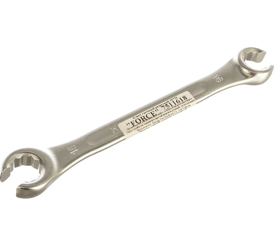 Изображение товара Гаечный разрезной ключ 16х18 FORCE 7511618