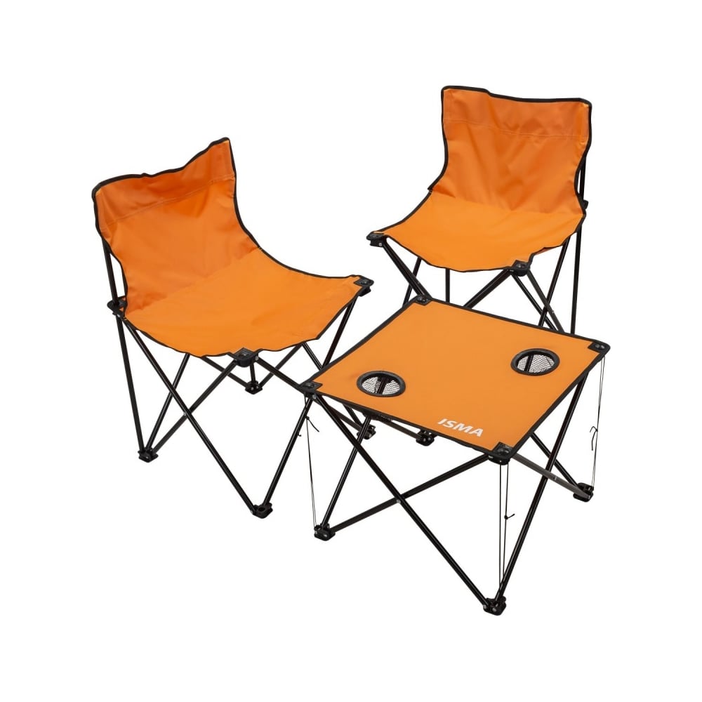 Изображение товара Складной комплект для кемпинга со столом и стульями ISMA ISMA-SP-118B