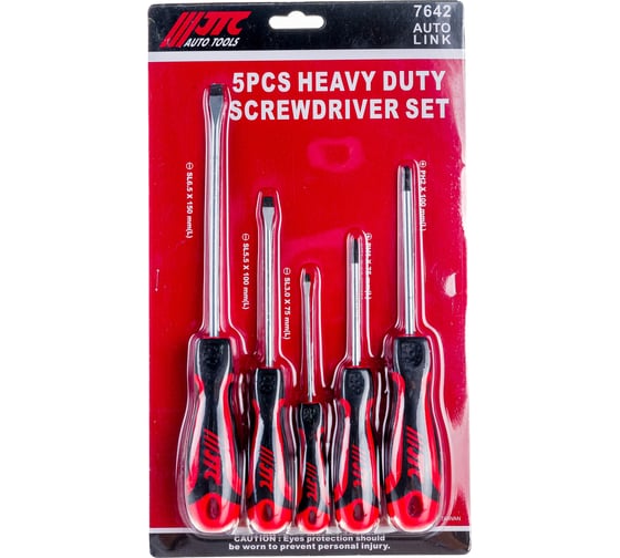 Изображение товара Набор усиленных отверток, 5 предметов JTC 7642