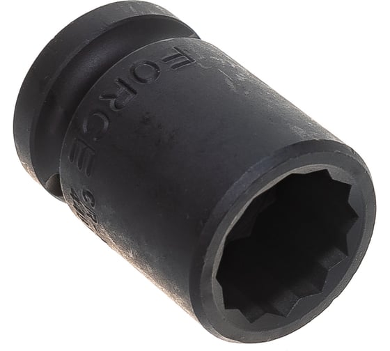 Изображение товара Головка короткая ударная 12-гранная (17 мм; 1/2DR) FORCE 44817