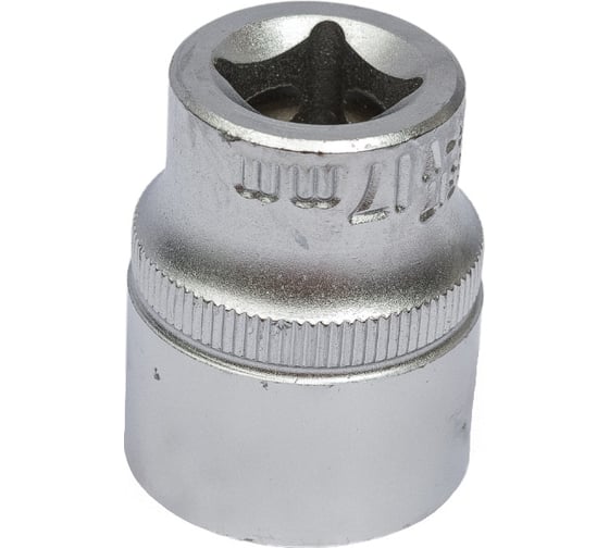 Изображение товара Головка короткая 6-гранная (17 мм; 3/8DR) FORCE 53517
