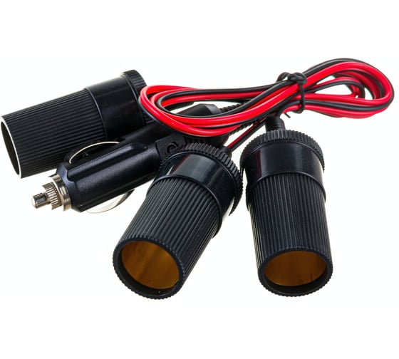 Изображение товара Разветвитель автоприкуривателя 3гн шнур FD-1817 REXANT 16-0221