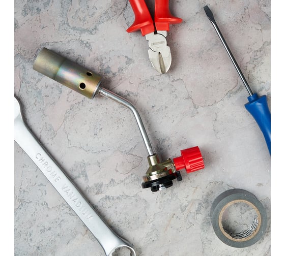 Изображение товара Газовая горелка-насадка Rexant GT-17 механическая с регулятором 12-0017