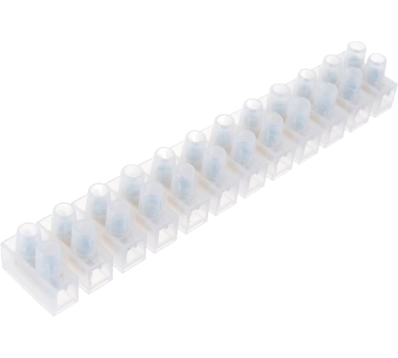 Изображение товара Клеммная винтовая колодка REXANT KВ-12 4-12, ток 16A, полиэтилен белый ЗВИ 07-5012