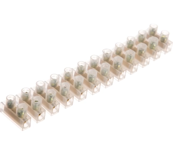 Изображение товара Клеммная винтовая колодка REXANT KВ-14 6-14, ток 20A, полиэтилен белый ЗВИ 07-5014