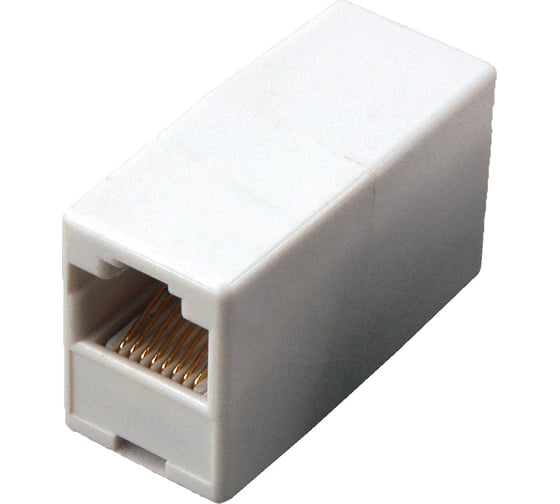 Изображение товара Проходной адаптер REXANT UTP RJ-45(8P8C), CAT 5e, 50 шт. 03-0101