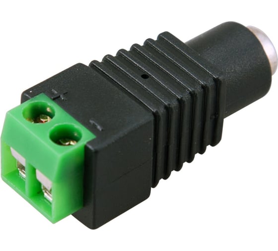 Изображение товара Разъем REXANT питания DC гнездо 2,1х5,5, с клеммной колодкой, 50 шт. 14-0315