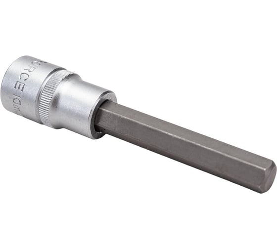 Изображение товара Головка-бита HEX (10 мм; 100 мм; 1/2DR) FORCE 34410010