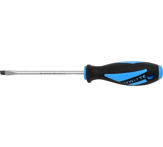 Изображение товара Слесарная шлицевая отвертка WITTE MAXX 1,2х6,5х125 мм 531072016
