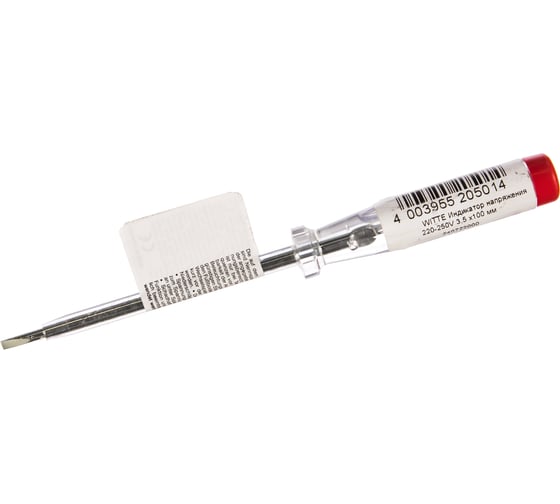 Изображение товара Индикатор напряжения WITTE 220-250V 3,5х100 мм 240722000