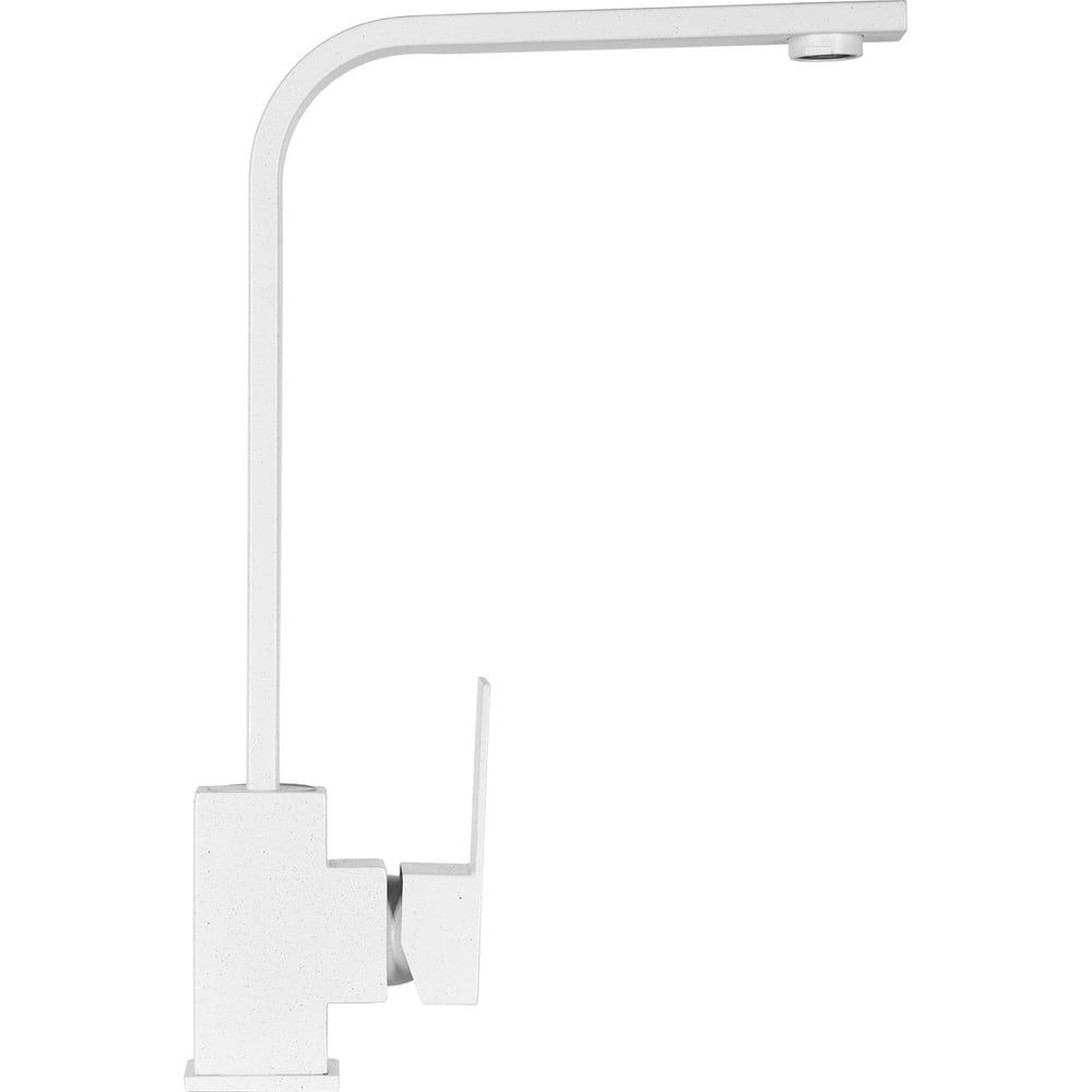 Изображение товара Современный белый однорычажный смеситель для кухни WISENT WP49-098-6-28