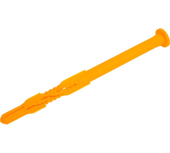 Изображение товара Рамный дюбель КРЕП-КОМП без шурупа, 10x160, борт, полипропилен, под м6, 50 шт. дрп10160б