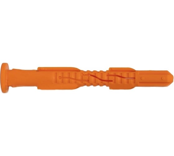 Изображение товара Рамный дюбель КРЕП-КОМП без шурупа, 10x100, борт, полипропилен, под м6, 50 шт. дрп10100б