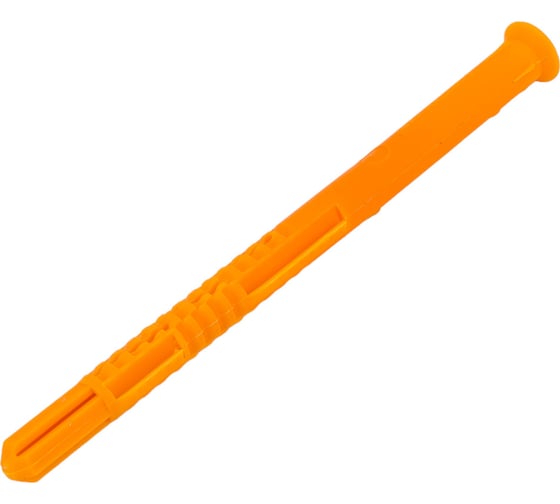 Изображение товара Рамный дюбель КРЕП-КОМП без шурупа, 10x140, потайной, полипропилен, под м6, 50 шт. дрп10140