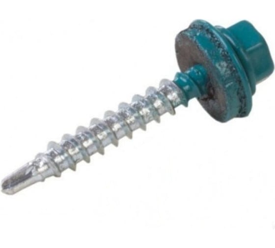 Изображение товара Кровельный саморез КРЕП-КОМП 4,8x70, RAL5021, синяя вода, 100 шт. ск705021кф