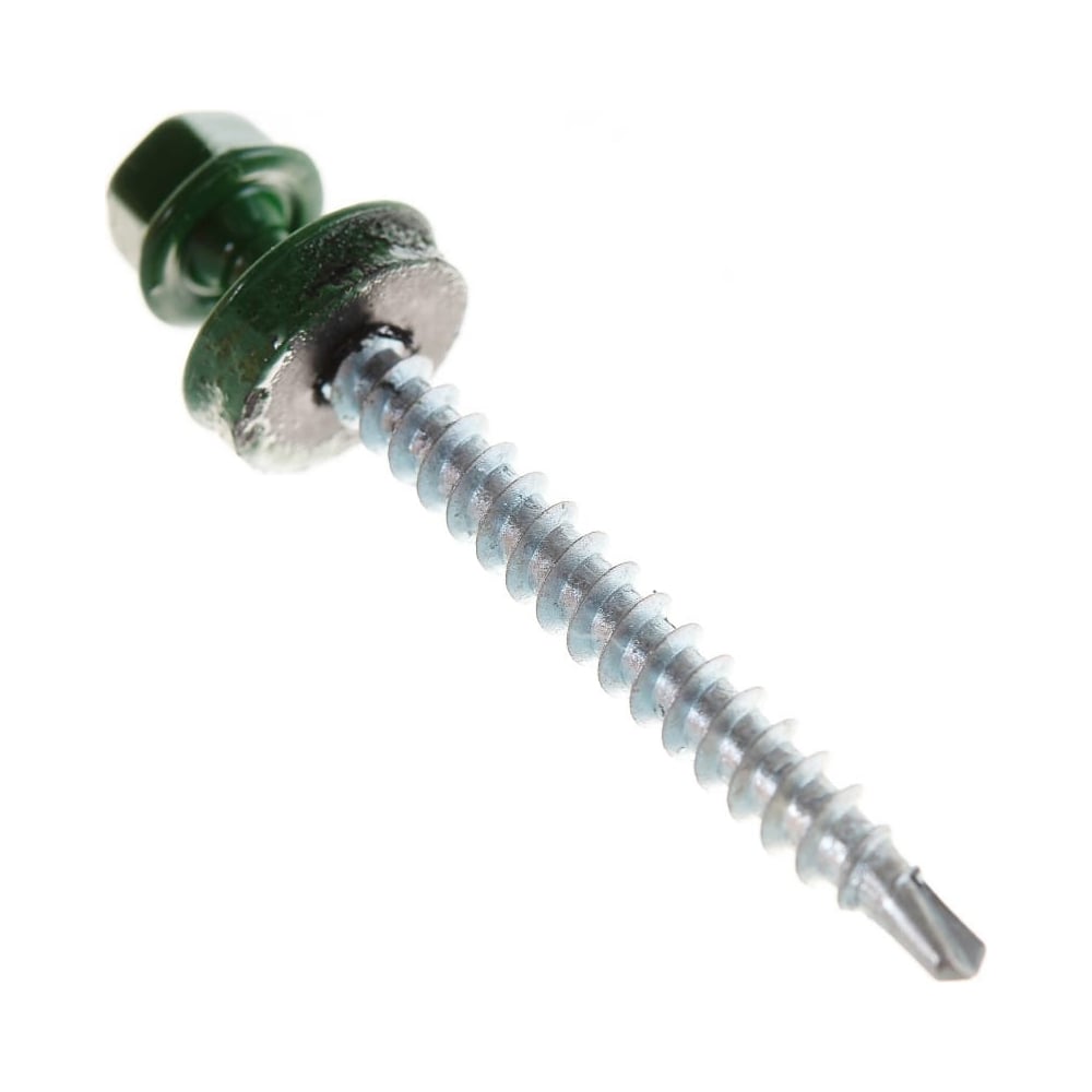 Изображение товара Кровельный саморез КРЕП-КОМП 4,8x51 зеленый RAL6002 2000 шт.
