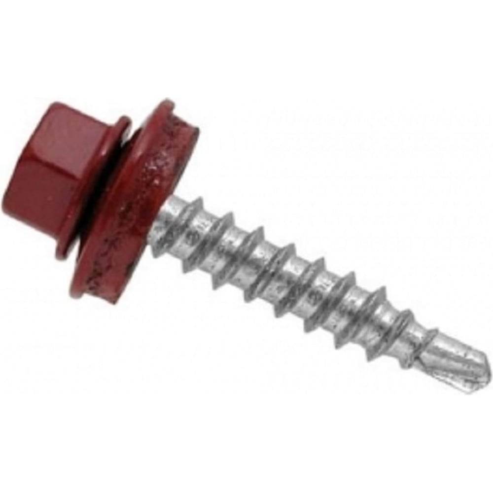 Изображение товара Кровельный саморез 4,8x51 RAL 3011 красно-коричневый 100 шт
