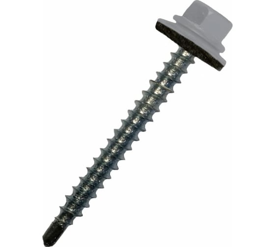 Изображение товара Кровельный саморез КРЕП-КОМП 4,8x70, RAL7004, серый, 1500 шт. ск707004к