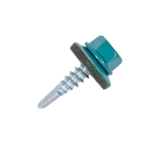 Изображение товара Кровельный саморез КРЕП-КОМП 4,8x19, RAL5021, синияя вода, 250 шт. ск48195021кф