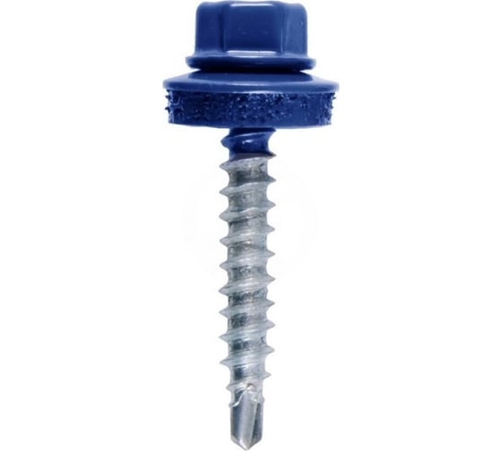 Изображение товара Кровельный саморез КРЕП-КОМП 4,8x51, RAL5002, ультрамарин, 100 шт. ск515002кф