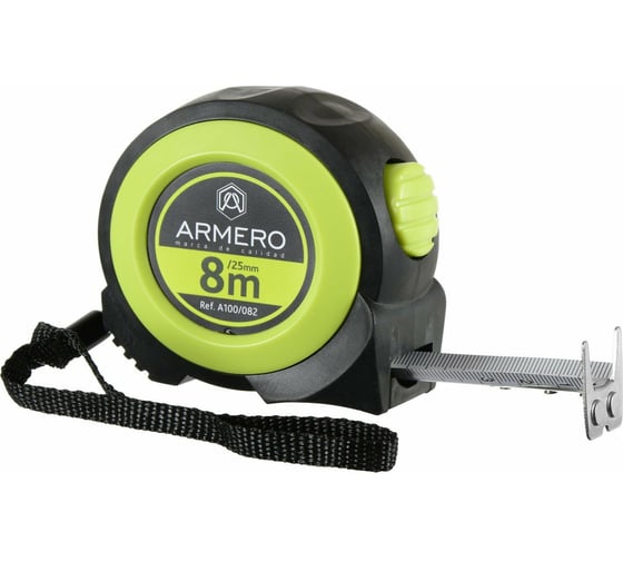 Изображение товара Рулетка с автоблокировкой Armero 8 м/25 мм A100/082