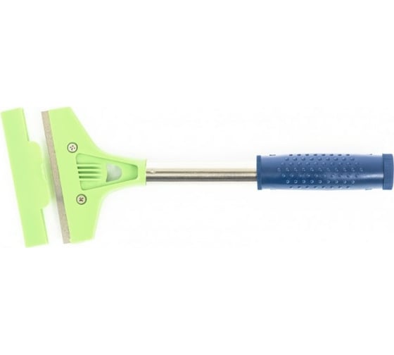 Изображение товара Скребок, фиксированное лезвие, 100мм металлич, обрезиненная ручка, 300мм СИБРТЕХ 79542