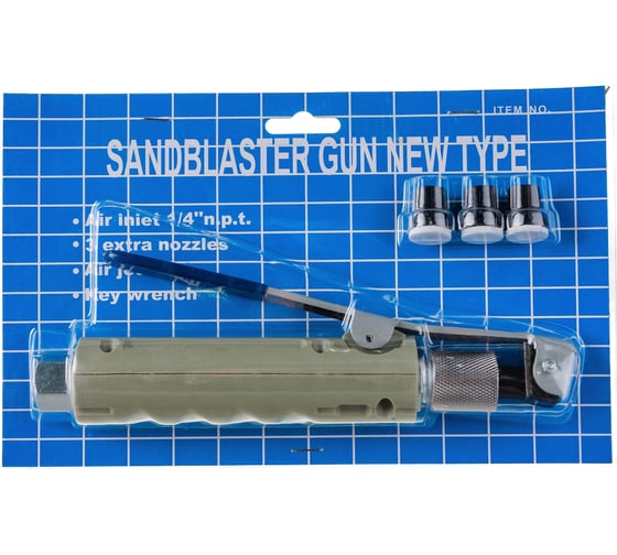 Изображение товара Пистолет пескоструйный с форсунками 4 шт AE&T T065