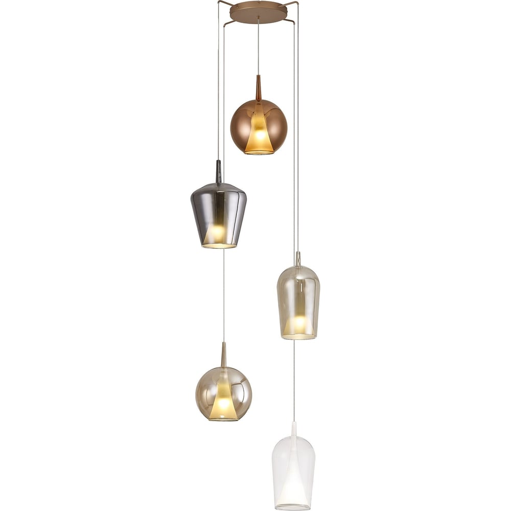 Изображение товара Подвесная люстра MANTRA ELSA 8259 цветная стеклянная современная