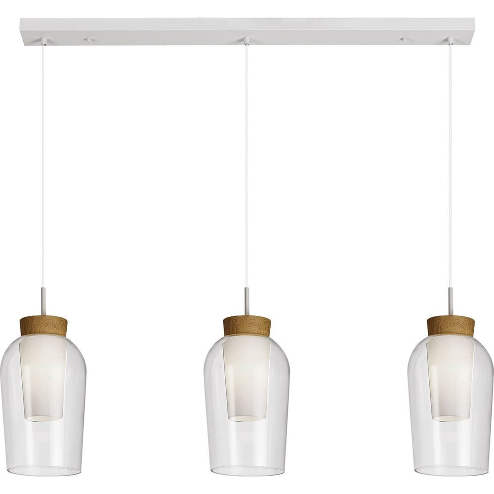 Изображение товара Подвесная люстра MANTRA nora 8277 современная стеклянная с 3 лампами