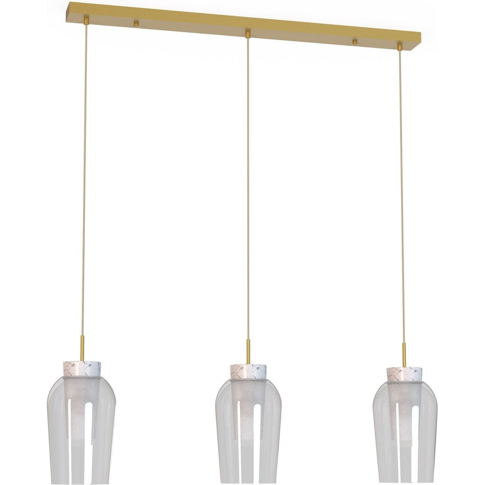 Изображение товара Подвесная люстра MANTRA nora 8397 современная дизайн золото стекло